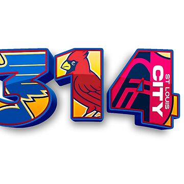 Artwork thumbnail, St. Louis Area Code 314 Logos Inset by Osprey Tees