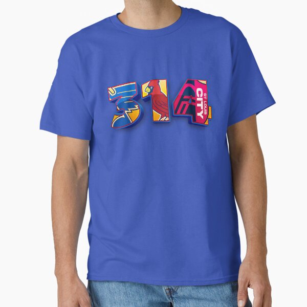 Item preview, St. Louis Area Code 314 Logos Inset designed and sold by Osprey Tees.