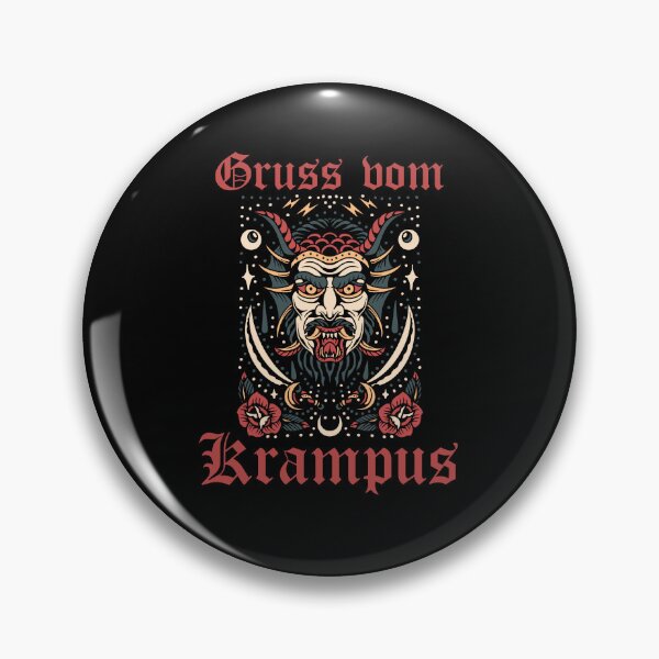 Item preview, Gruss vom Krampus - Tattoo Style Vintage Retro designed and sold by Georgy09.