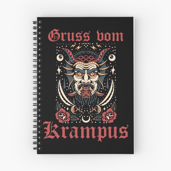 Item preview, Gruss vom Krampus - Tattoo Style Vintage Retro designed and sold by Georgy09.