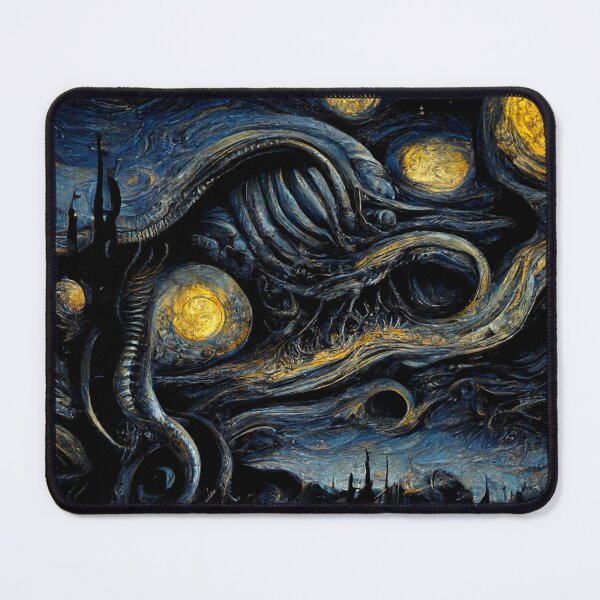 Item preview, A Starry Cosmic Horror Night designed and sold by werewolftogo.