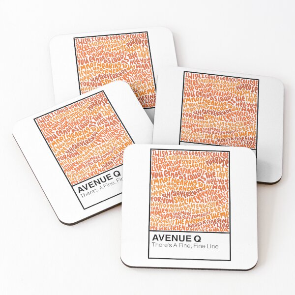 Item preview, There's A Fine, Fine Line | Broadway | Sticker | Print designed and sold by hannacrowley.