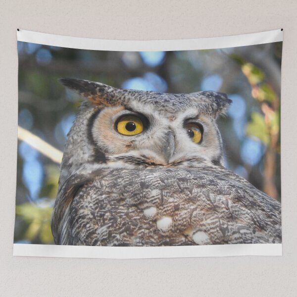 Item preview, wise horned owl  designed and sold by Stephanie  Skeem.