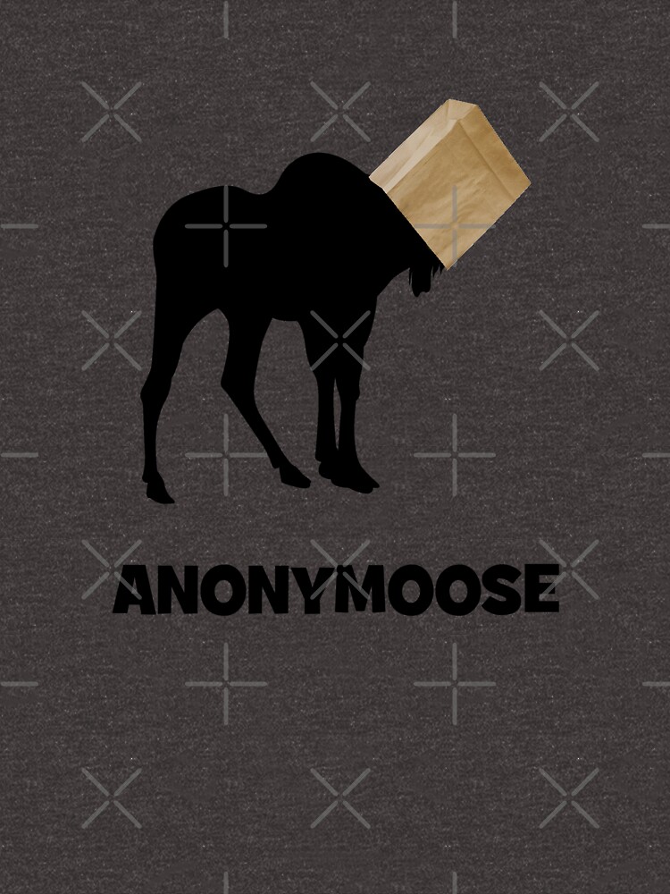 "Anonymoose the Anonymous Moose" Tshirt for Sale by CafePretzel