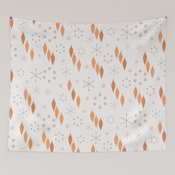 Artikelvorschau, Mid-Century Modern Winter Orange entworfen und verkauft von thepixelgarden.