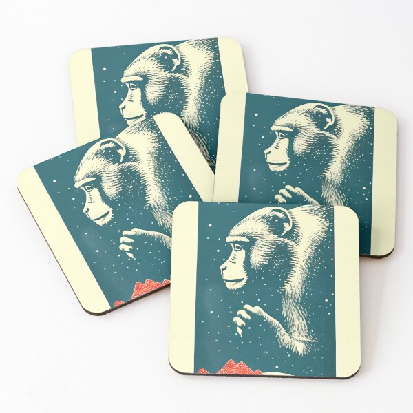 Item preview, Macaque in Snow, Version One designed and sold by megankoumori.