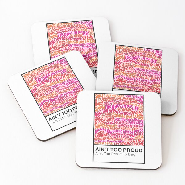 Item preview, Ain't Too Proud To Beg | Color Swatch | Broadway | Sticker | Print designed and sold by hannacrowley.