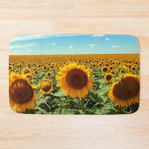 Item preview, Field Of Yellow Sunflowers Under The Blue Sky designed and sold by DEC02.