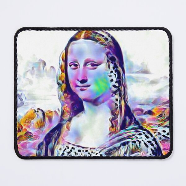 Item preview, "Mona Lisa (61)" Da Vinci's famous painting reimagined. designed and sold by thalasson.
