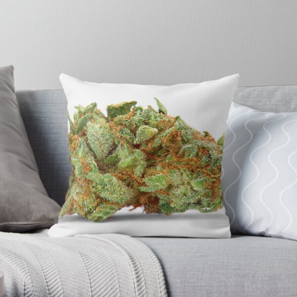 Space Queen Marijuana Throw Pillow