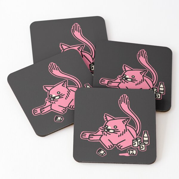 Item preview, drunk cat designed and sold by grizagrizagriza.