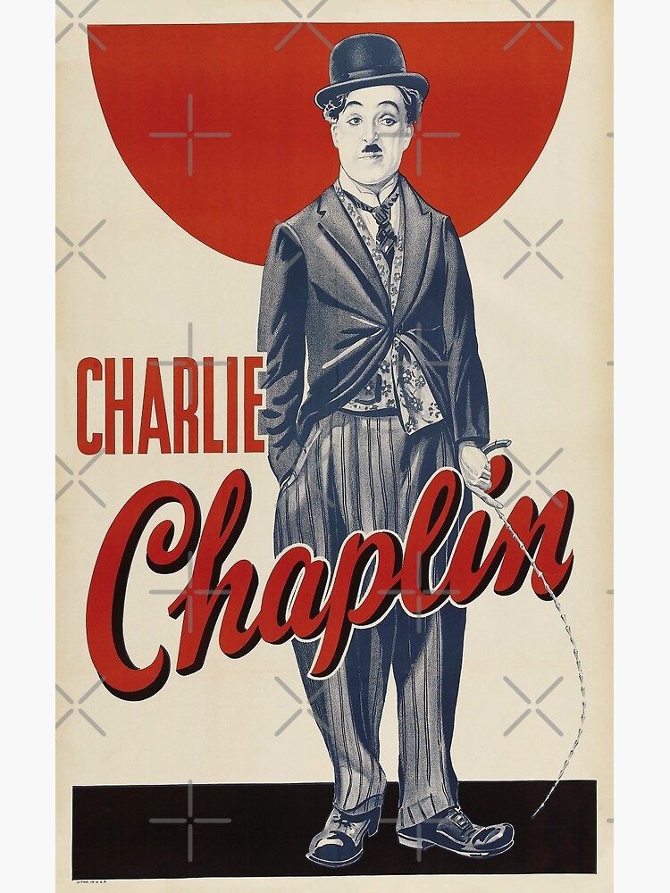 Thumbnail 3 of 3, Poster, Classic movies: Charlie Chaplin vintage design designed and sold by alcglobalmedia.