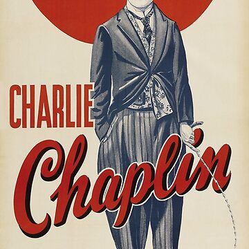 Artwork thumbnail, Classic movies: Charlie Chaplin vintage design by Reel Old Movies