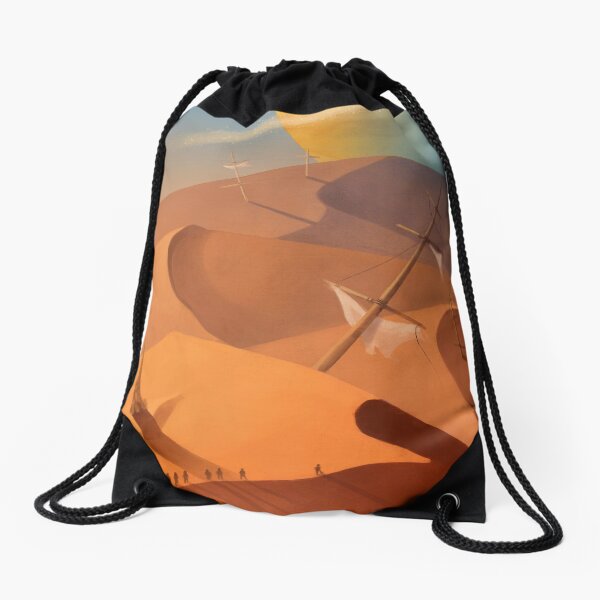After the Wave Drawstring Bag