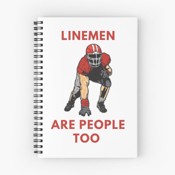 Item preview, Linemen are people too football player  designed and sold by CoolShirtDepot.