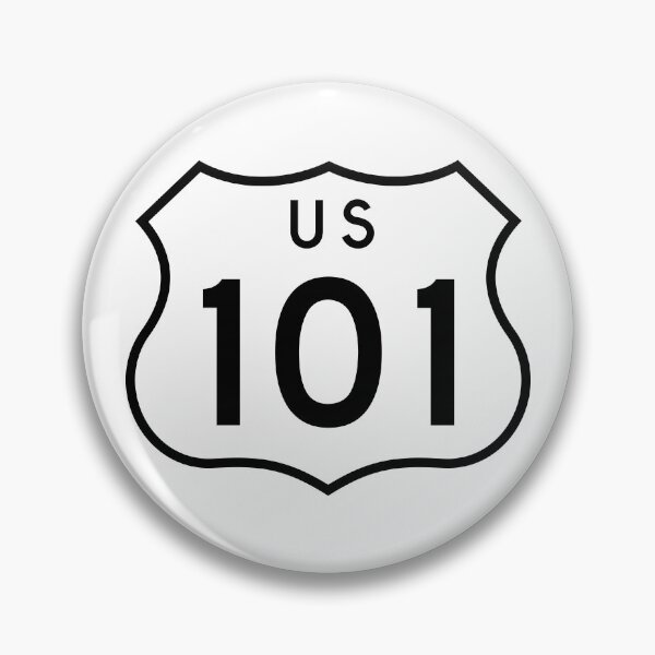 Item preview, US Route 101 Sign designed and sold by BagOfPeaks.