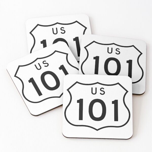 Item preview, US Route 101 Sign designed and sold by BagOfPeaks.