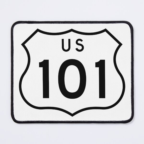 Item preview, US Route 101 Sign designed and sold by BagOfPeaks.