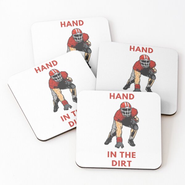 Item preview, Hand in the dirt football player  designed and sold by CoolShirtDepot.