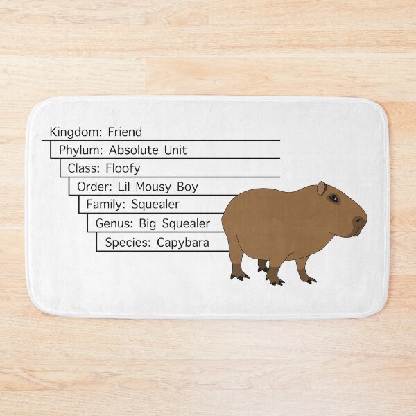 Item preview, Capybara Classification designed and sold by PoeTatoes.