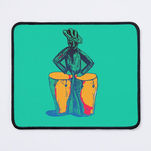 Item preview, Salsero in Teal | Congas |  designed and sold by Art-y-Son.