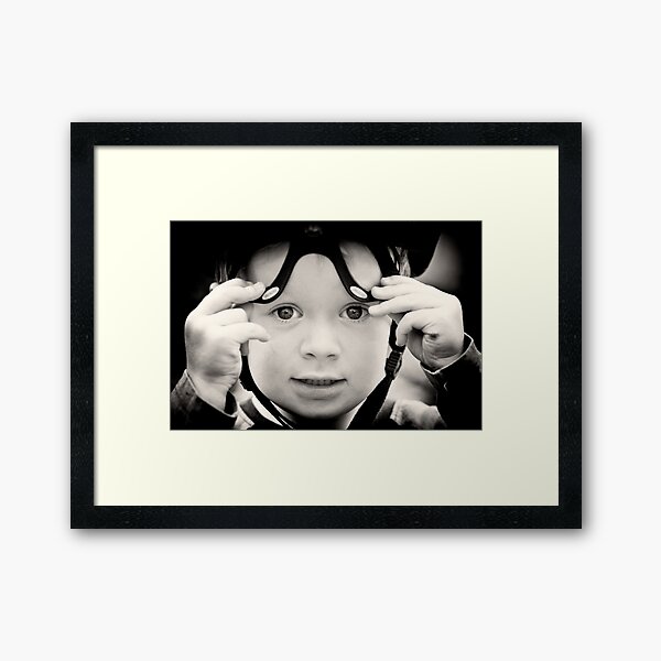 Cyclist Framed Art Print
