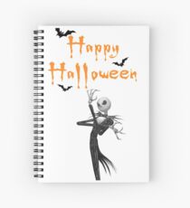 Jack wierd world tshir halloween Spiral Notebook