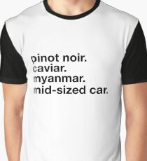 Pinot Noir Graphic T-Shirt