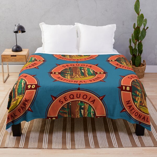 Item preview, Sequoia National Park Retro Compass Emblem designed and sold by KrisSidDesigns.