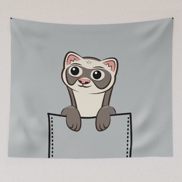 Item preview, Ferret Pocket Gift - Funny Ferret in Pocket designed and sold by propellerhead.