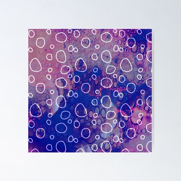 Item preview, Tiny Bubbles, Abstract Grunge Circles designed and sold by Itaya Art.