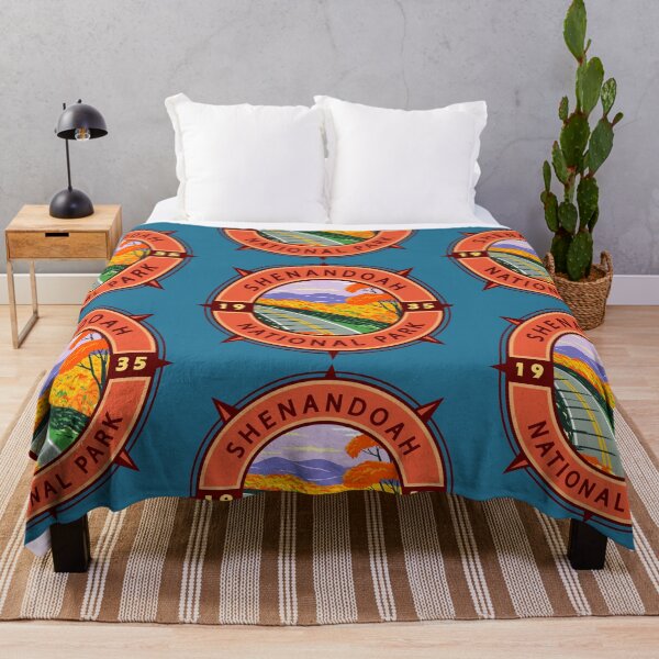 Item preview, Shenandoah National Park Retro Compass Emblem designed and sold by KrisSidDesigns.