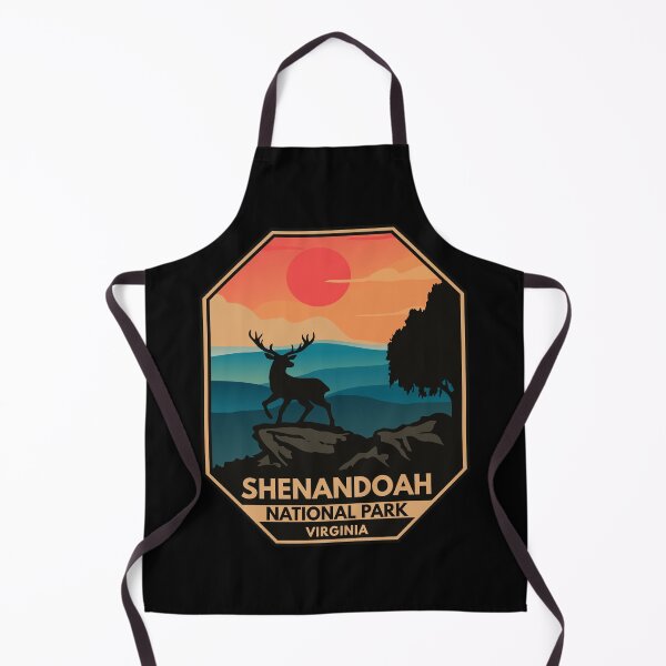 Item preview, Shenandoah National Park Deer Minimal Retro Emblem designed and sold by KrisSidDesigns.