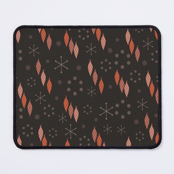Item preview, Mid Century Modern Winter Black Orange designed and sold by thepixelgarden.