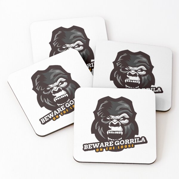 Item preview, Beware gorillas on the loose designed and sold by BWBCCREATIONS.