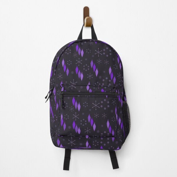 Item preview, Mid Century Modern Winter Black Purple designed and sold by thepixelgarden.
