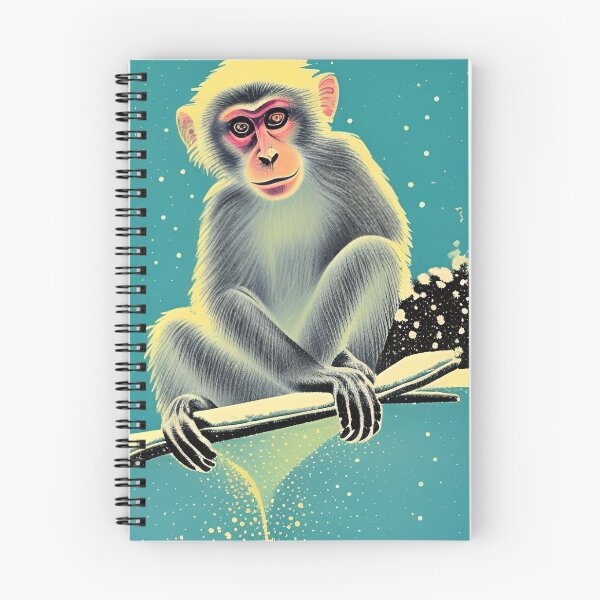 Item preview, Macaque in Snow, Version Two designed and sold by megankoumori.
