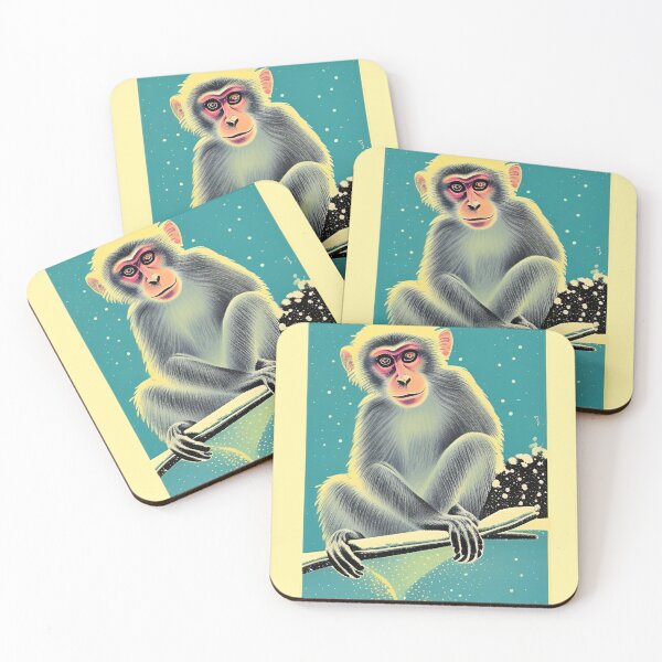 Item preview, Macaque in Snow, Version Two designed and sold by megankoumori.