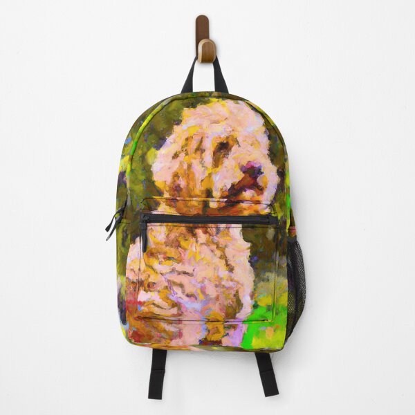 Item preview, Impressionist style painting of a goldendoodle designed and sold by Portraits of Dogs.