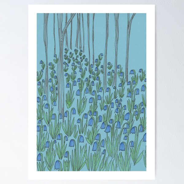 Item preview, Bluebell Woods designed and sold by Sarahlovellart.