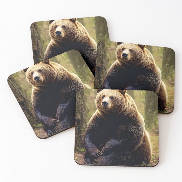 Item preview, A CG Bear Sits in the Woods designed and sold by mikecosper.