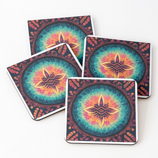 Item preview, Vibrant Psychedelic Mandala One designed and sold by robotic-artist.