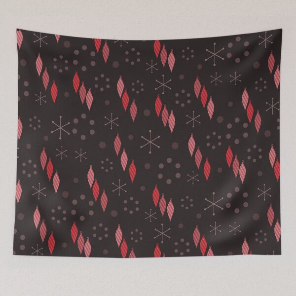 Artikelvorschau, Mid Century Modern Winter Schwarz Rot entworfen und verkauft von thepixelgarden.