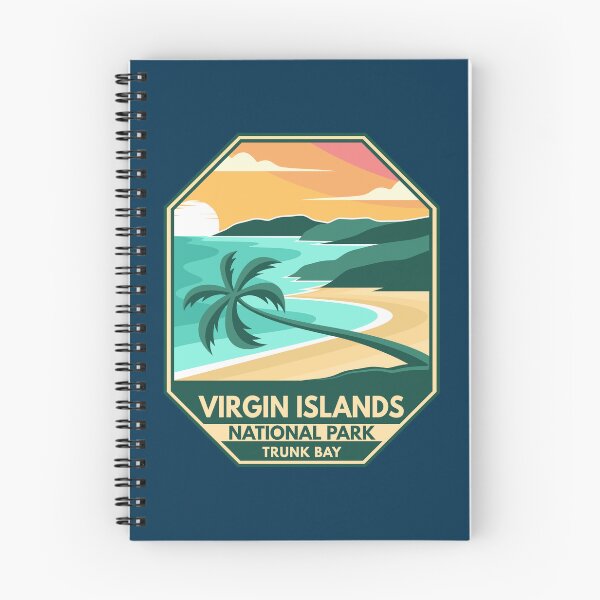 Item preview, Virgin Islands National Park Minimal Retro Emblem designed and sold by KrisSidDesigns.