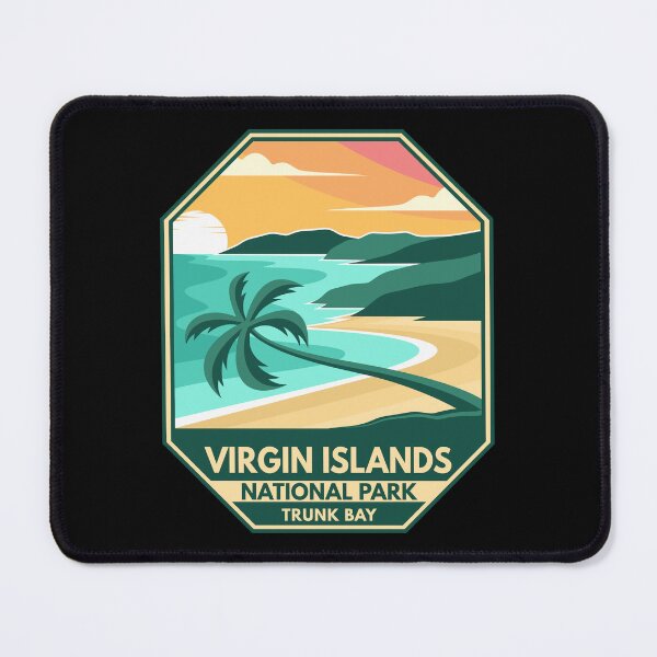 Item preview, Virgin Islands National Park Minimal Retro Emblem designed and sold by KrisSidDesigns.