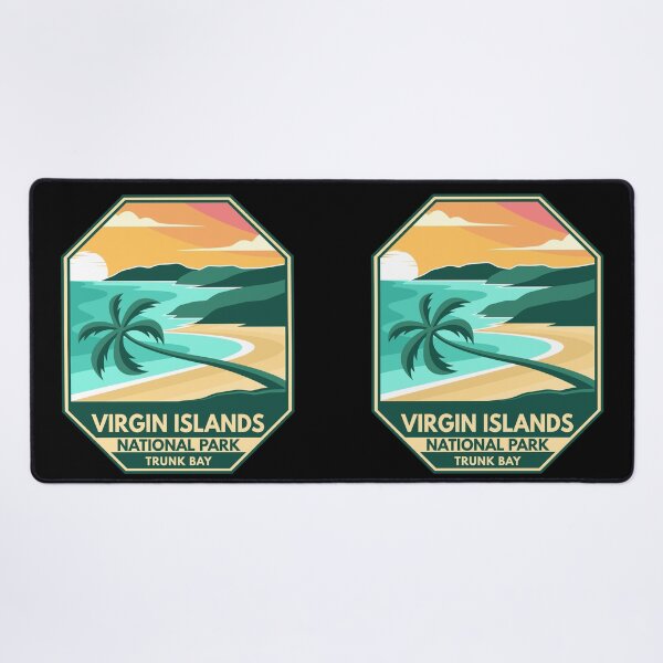 Item preview, Virgin Islands National Park Minimal Retro Emblem designed and sold by KrisSidDesigns.