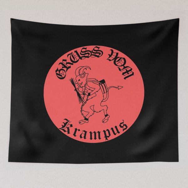 Item preview, Gruss vom Krampus - Black and Red designed and sold by Georgy09.