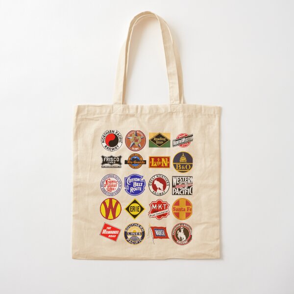 Item preview, Vintage defunct Railroad Railway logos - Trains hobby designed and sold by Osprey Tees.