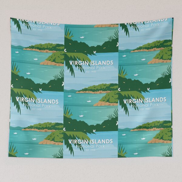 Item preview, Virgin Islands National Park Boating Vintage designed and sold by KrisSidDesigns.