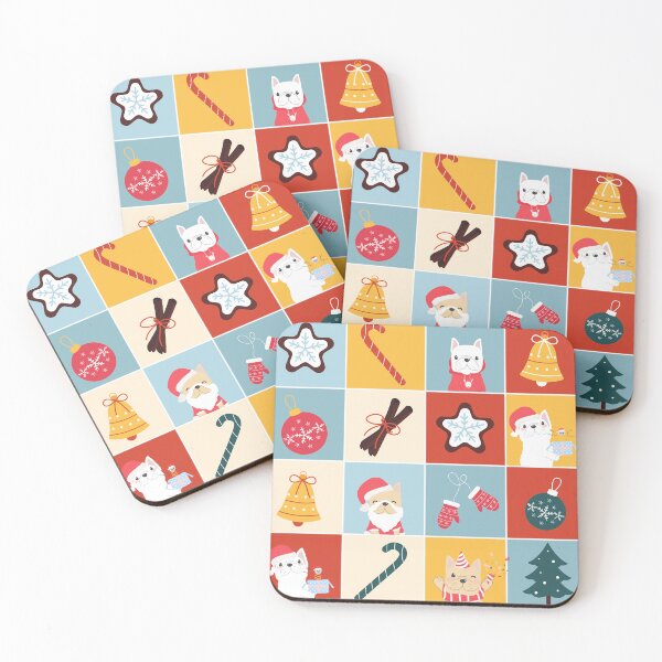 Item preview, Cute French Bulldog Santa | Christmas Patterns designed and sold by I Am Cuta.